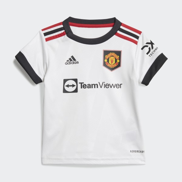 Blanco Miniconjunto Baby segunda equipación Manchester United 22/23