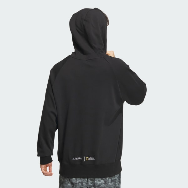 ブラック ナショナル ジオグラフィック DWR グラフィックパーカー