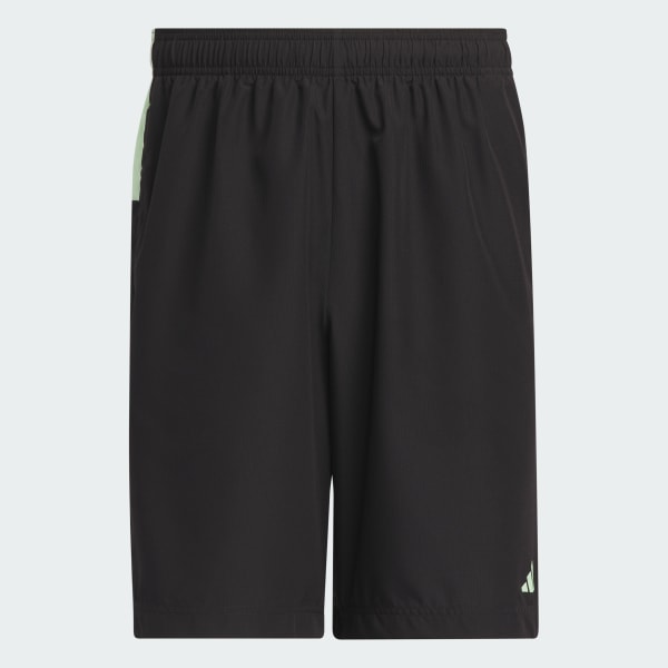 Preto Shorts Malha Colorblock Aeroready