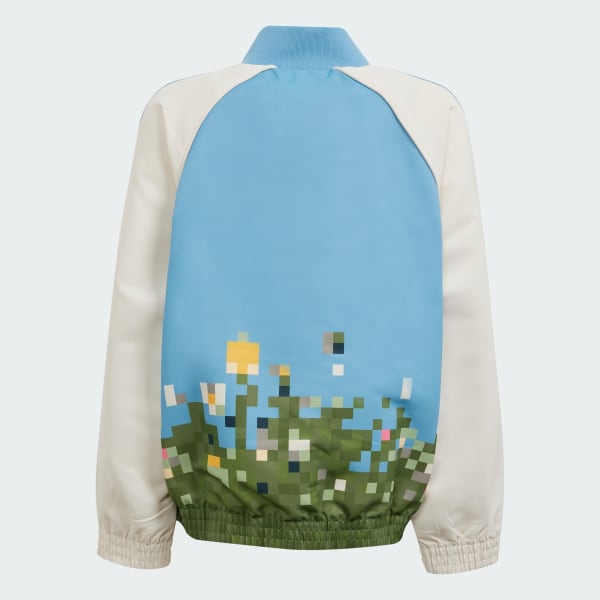 Biru Set Track Suit adidas Originals x Minecraft