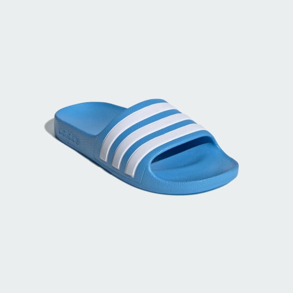 adidas Adilette Aqua Slides Kids Blue adidas UK