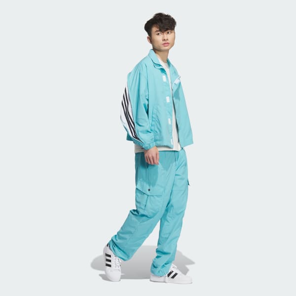 ブルー adidas Originals × Ordinary People ライトウーブンジャケット