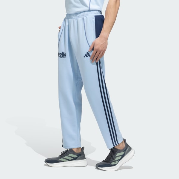 Blue INDIA CRICKET TRAVEL TRACK PANTS