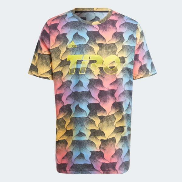 Naranja Playera Summer of Tiro Estampada