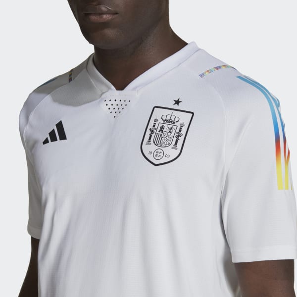 Branco Camisola de Aquecimento Game Day Tiro 23 da Espanha