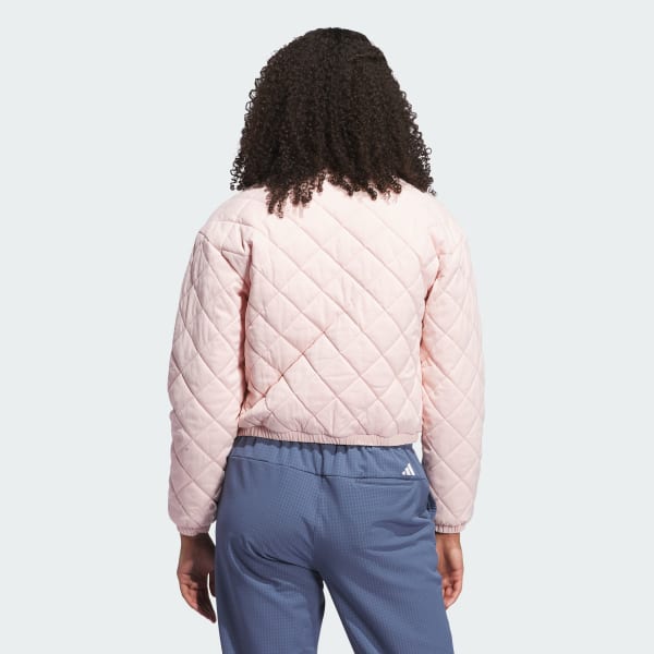 adidas Go to Quilted Jacket Pink Free Shipping with adiClub adidas US