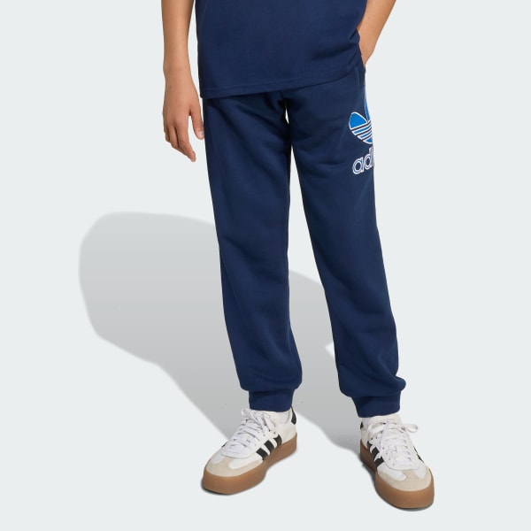 Blu Sweat pants Big Logo Execution Oversized Junior