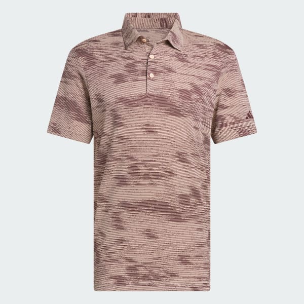 Pink Ultimate365 Textured Stripe Polo Shirt