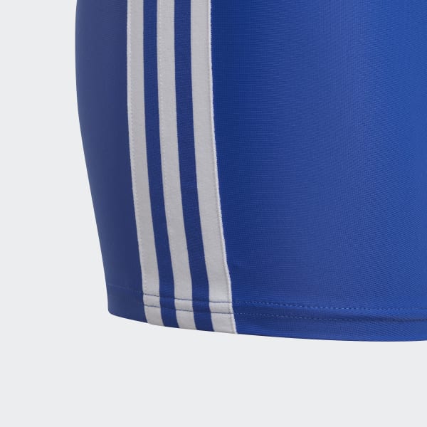 Azul Boxers de Natação 3-Stripes