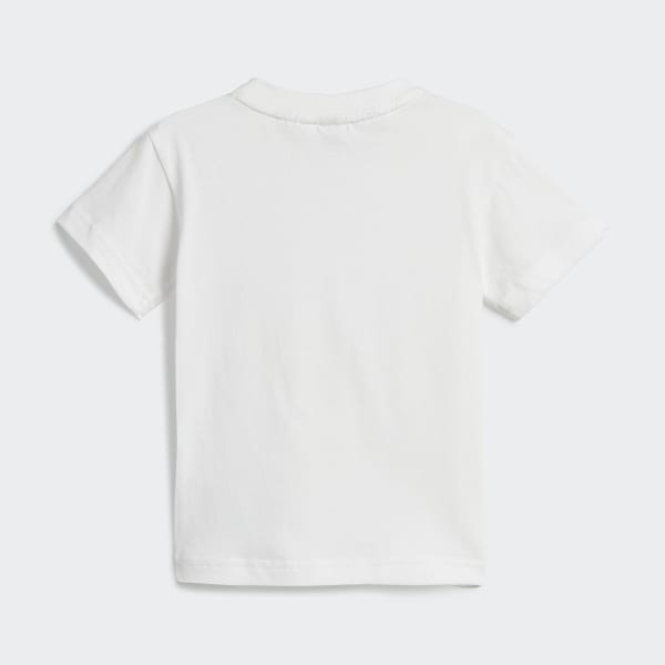 Bialy Zestaw adidas x Disney Mickey Mouse Tee and Shorts