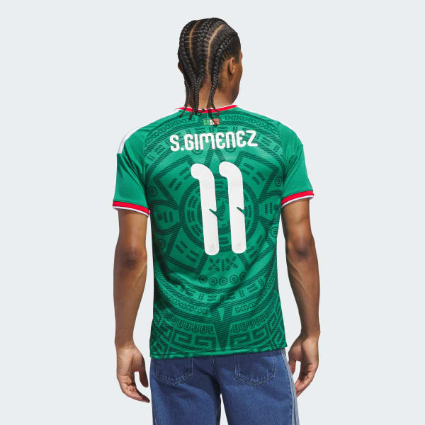 adidas Mexico 26 Home Gimenez Jersey - Green | Free Shipping with