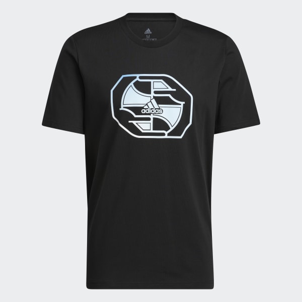 Nero T-shirt Worldwide Hoops Badge of Sport Graphic RK231
