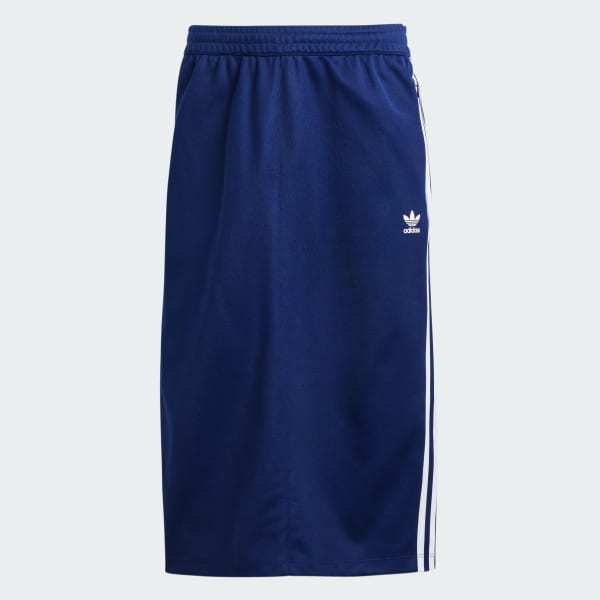 Blau Adicolor Classic 3-Streifen Rock