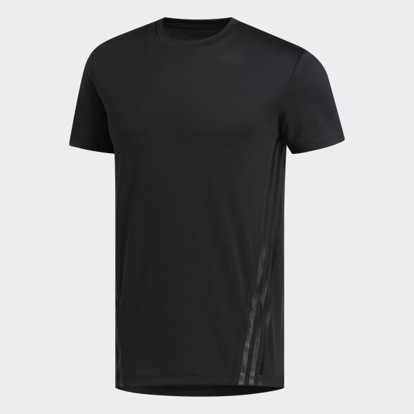 Negro Polo AEROREADY 3 Tiras