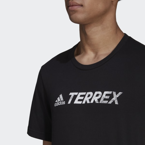 Schwarz TERREX Classic Logo T-Shirt DH440