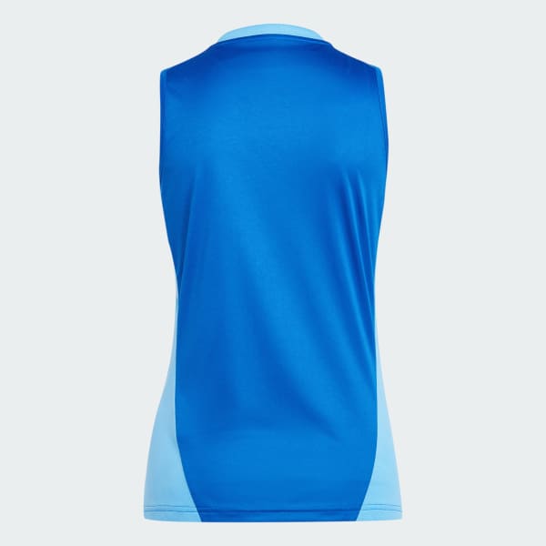 Blue Tiro 24 Competition Training Sleeveless Jersey