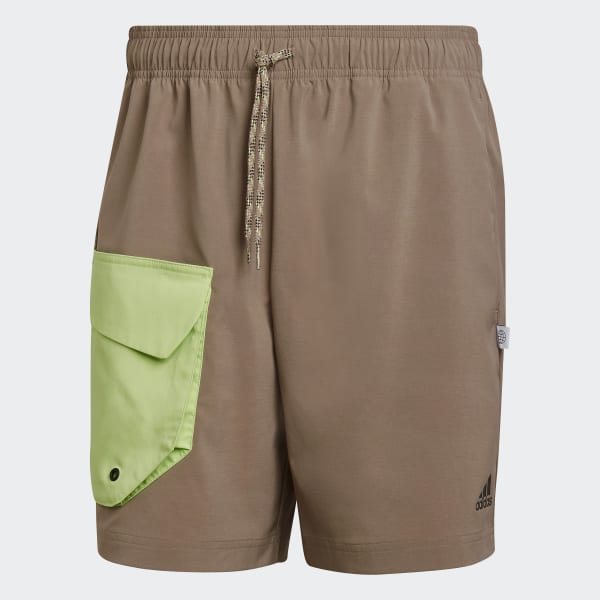 Brown Summer Cargo Shorts VU022