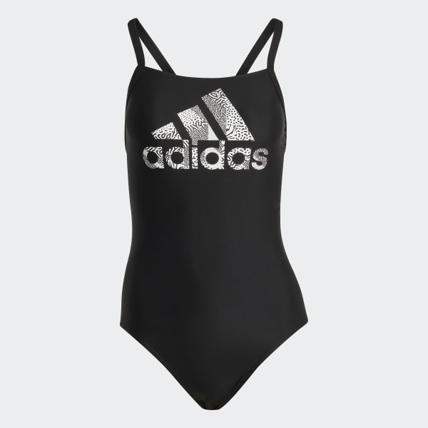 Noir Maillot de bain Big Logo