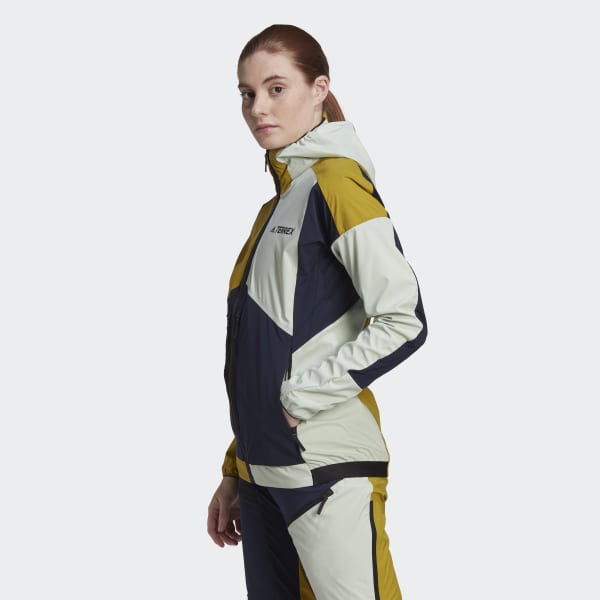 Zielony Terrex Skyclimb Gore Soft Shell Ski Touring Jacket A8876