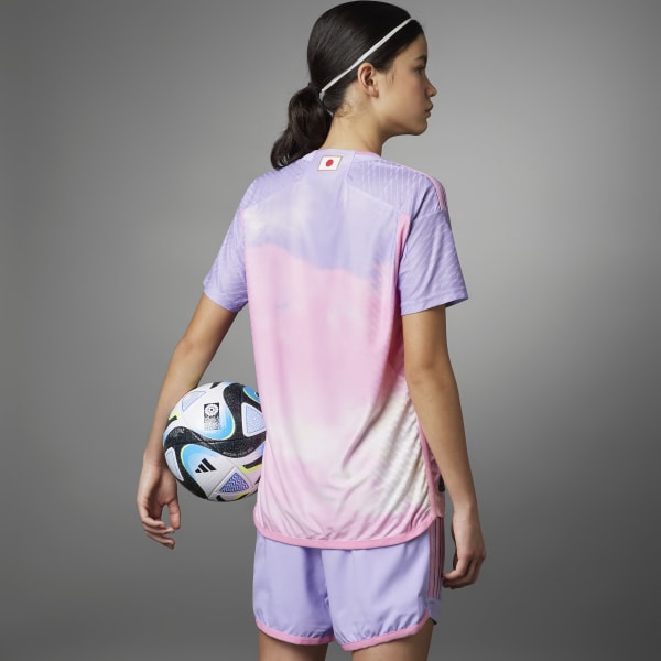 Lila Japan Women's Team 23 Away Authentic Jersey