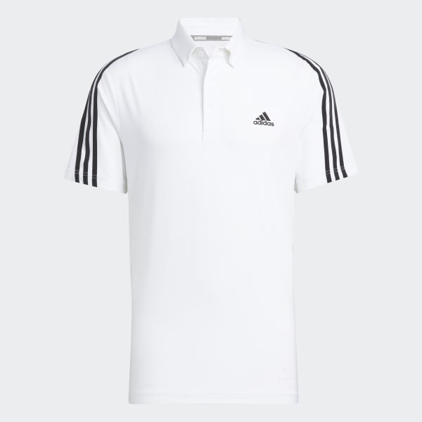 White AEROREADY 3-Stripes Polo Shirt TA737