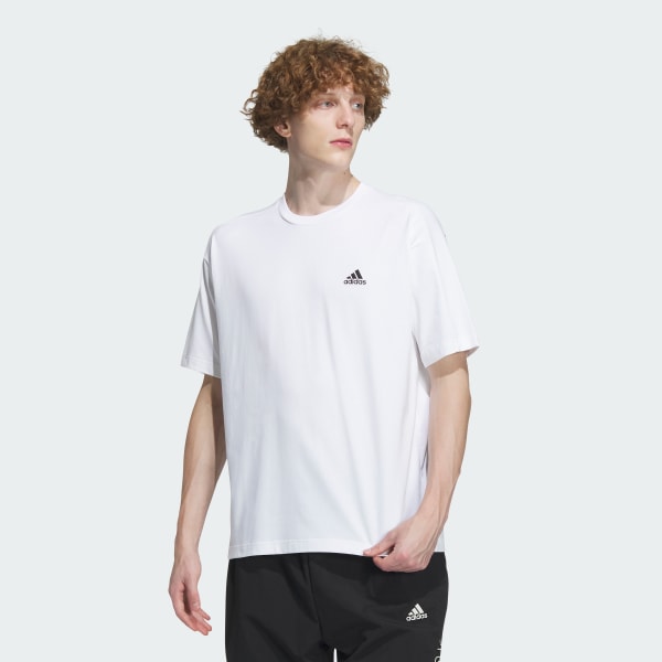 早い者勝ち adidas ヘビーシングルジャージー 半袖Tシャツ adidas tシャツ ルーズフィット ヘビーシングルジャージー 半袖