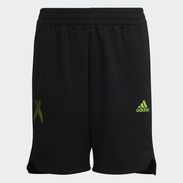 Czerń Football-Inspired X Shorts QB141