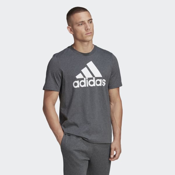 Grey ESSENTIALS BIG LOGO TEE