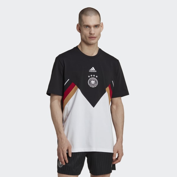 Czerń Germany Icon Heavy Cotton Tee RO248