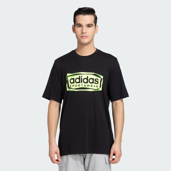 Black SPORTSWEAR LOGO TEE