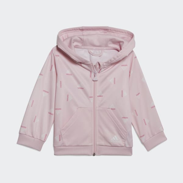 Ροζ Brandlove Shiny Polyester Track Suit