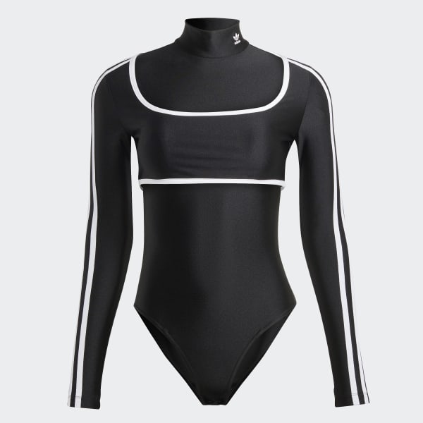 Adidas bodysuit black store