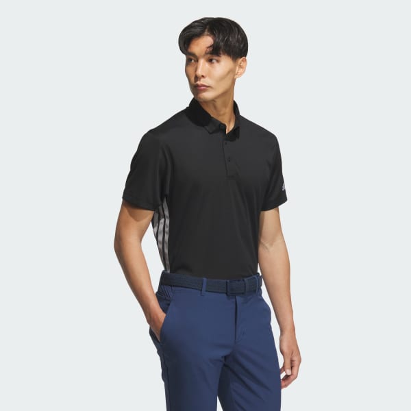 Hitam Polo Shirt Lengan Pendek