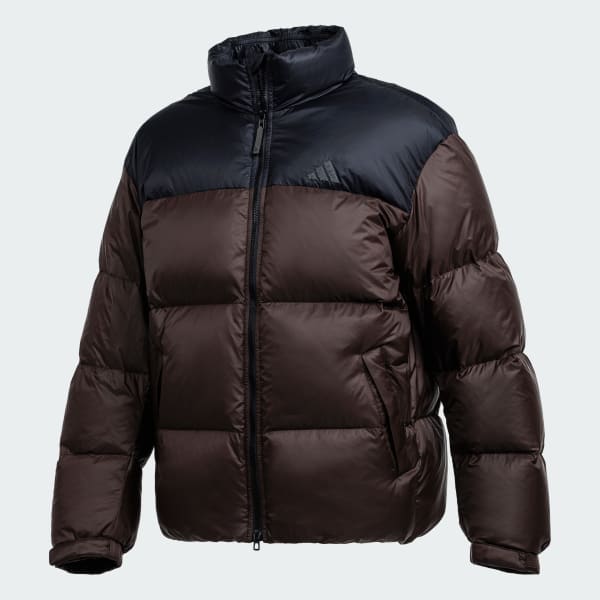 Brown 남성 3D 다운 쉘 자켓