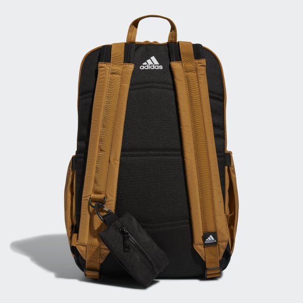 adidas Iconic 3-Stripes Backpack - Brown | Free Shipping with adiClub