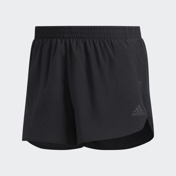 adidas Own the Run Split Shorts - Black | adidas Singapore