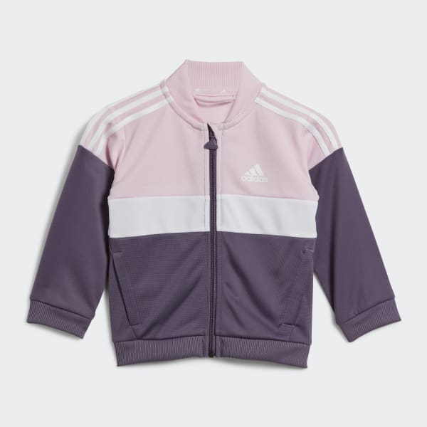 Rosa Chándal Tiberio Colorblock Shiny 3 bandas (Bebé)