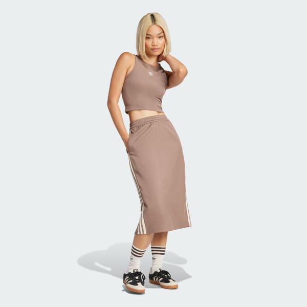 Brun Essentials Ribbed Tanktopp