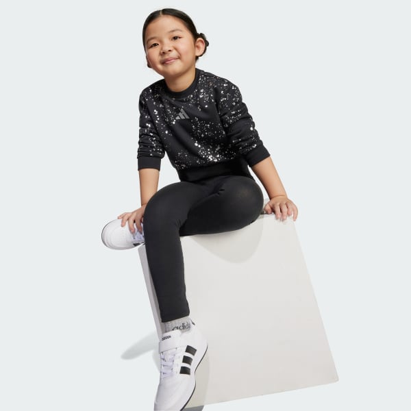 Negro Conjunto Everyday Glam para Niñas