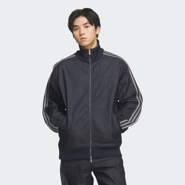 Blue 데님 파이어버드 트랙 탑 ATMOS