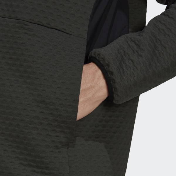adidas TERREX Hike Half-Zip Fleece - Green | Free Shipping