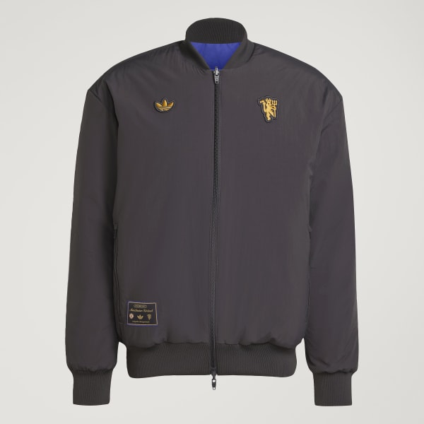 adidas MUFC ICON JKT - Black | Free Shipping with adiClub