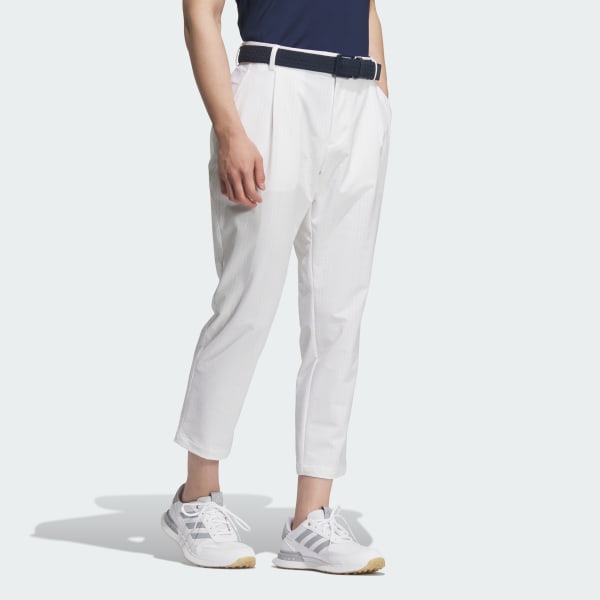 ホワイト 【ゴルフ】シアサッカー ゴルフパンツ