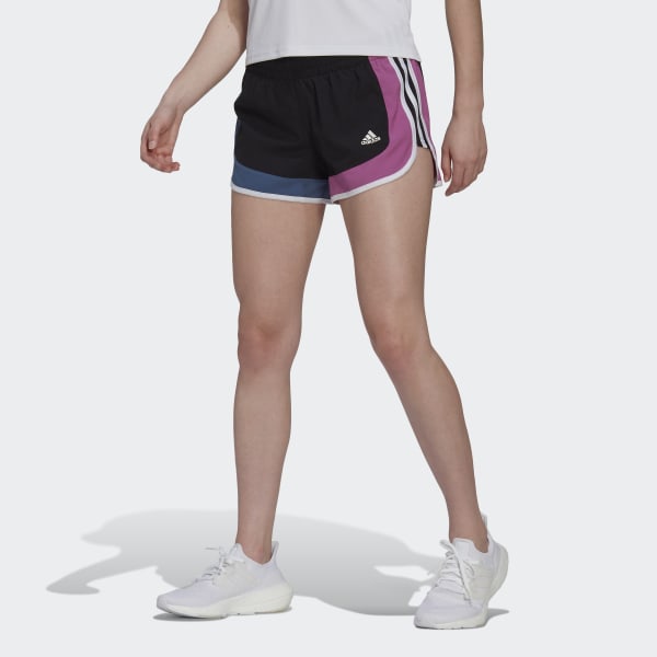 Czerń Marathon 20 Colourblock Running Shorts DI411