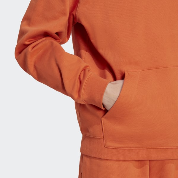 Adidas orange hoodie shop mens
