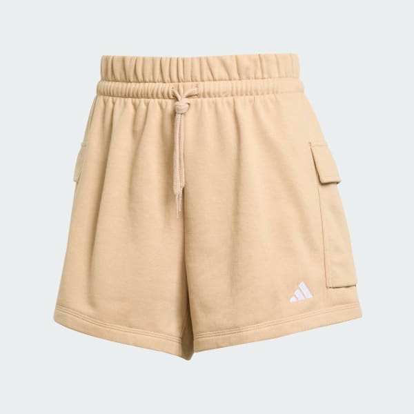 Καφέ Essentials Small Logo French Terry Cargo Shorts