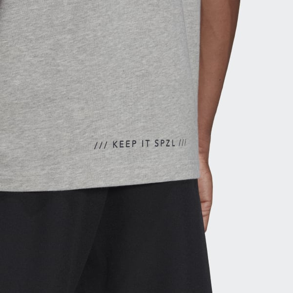 Grau Mod Trefoil T-Shirt BZ493MTT