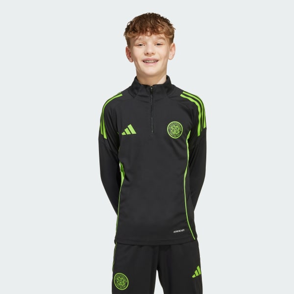 Svart Celtic FC Tiro 25 Competition Träningströja för barn