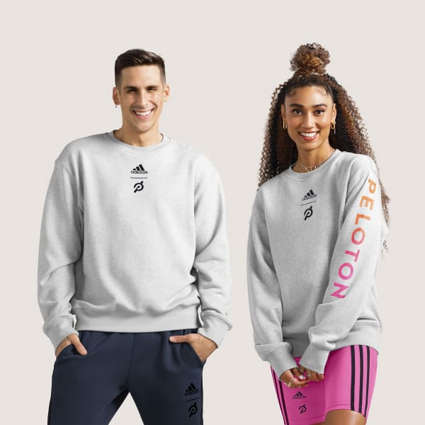 gris Sweat-shirt adidas x Peloton Crew (Non genré) Q4671