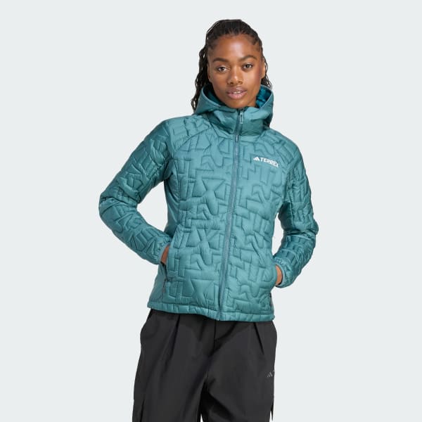zelená Bunda Terrex Xperior PrimaLoft Loose Fill Insulated Hooded